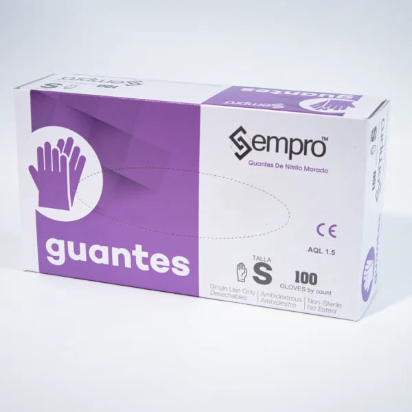 Guantes de nitrilo negros Sempro